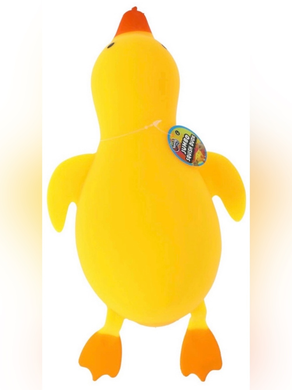Irre-Squish-Tible - Bright yellow duck squishy.